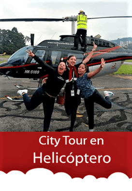 City Tour en helicoptero medellín